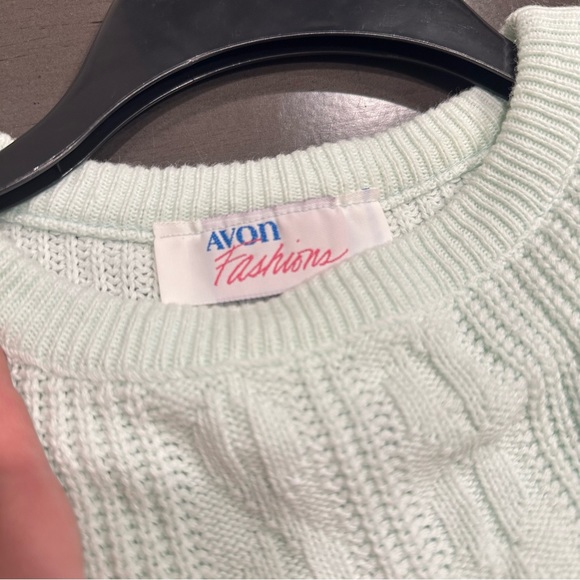 Vintage Avon Seafoam Green Knit Tunic Sweater, Comfortable, Women’s Size medium - Picture 3 of 7